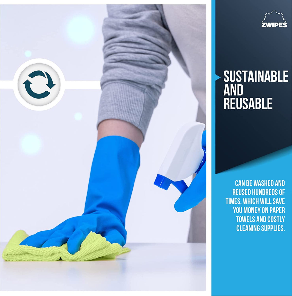 735 Microfiber Towel Cleaning Cloths, 12 Pack